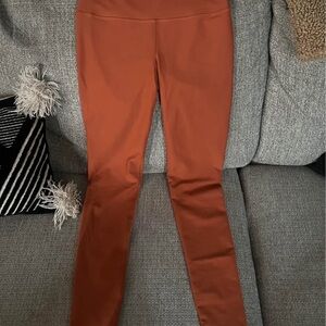 Women's Rust workout pants. Old Navy